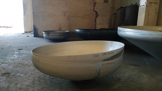 Đầu hình elip chống ăn mòn cho nhiệt độ hàn -20 °C - 500 °C