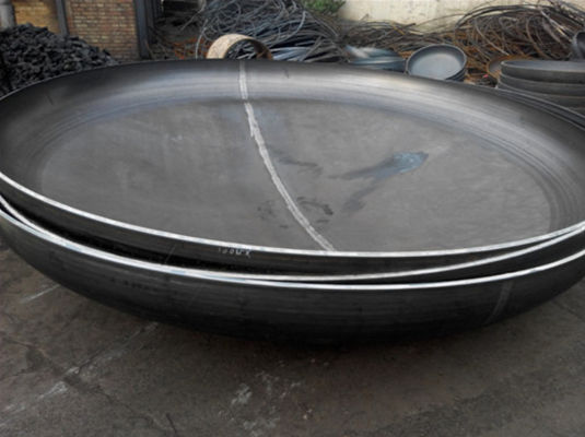 400mm thép nhẹ Dished cuối lạnh nén đầu đĩa phẳng hình thành nóng