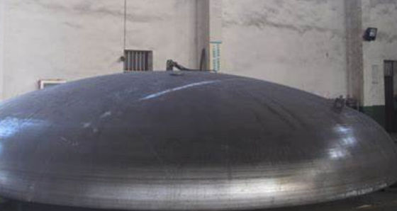 Công nghiệp Torispherical Dished đầu hàn 1000mm đường kính ISO