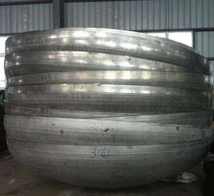 Thép không gỉ bể bọc đầu đúc đầu đáy torispherical