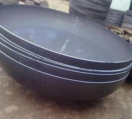 OEM / ODM Thép Carbon Dished đầu cho tàu áp suất Cap đầu bướm