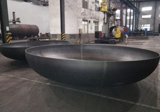 Q345R Đầu bán cầu bằng thép cacbon đường kính 1000mm Đầu elip
